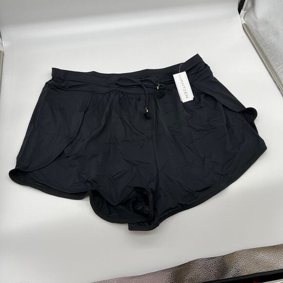 Jantzen Cover-Up Swim Over-Short Black Size Plus 18 - Picture 2 of 13